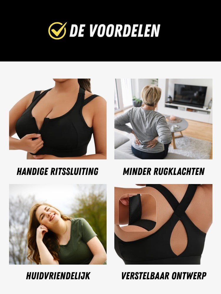 Plus Size Sport BH Pro, Extra Grote Maat Sporttop, voordelen