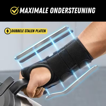 Polsbrace Pro, Verstelbare Handbrace voor Ondersteuning, Ondersteuning