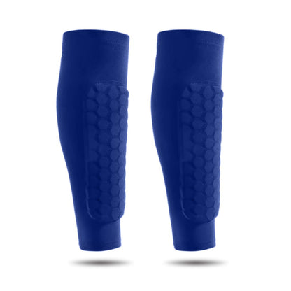 PowerShield Scheenbeschermers, Premium Voetbalbescherming, Royal Blue