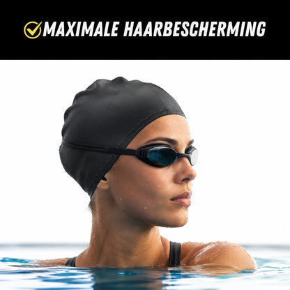 Premium Badmuts, Comfortabele Siliconen Zwemmuts, Haarbescherming