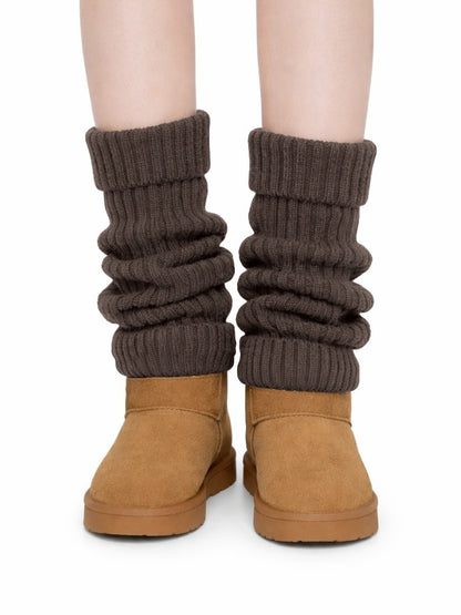 Premium Beenwarmers, Zachte Scheenverwarmers, Coffee Brown