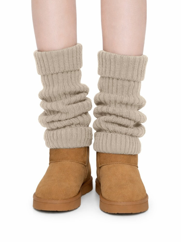 Premium Beenwarmers, Zachte Scheenverwarmers, Desert Beige