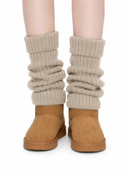 Premium Beenwarmers, Zachte Scheenverwarmers, Desert Beige