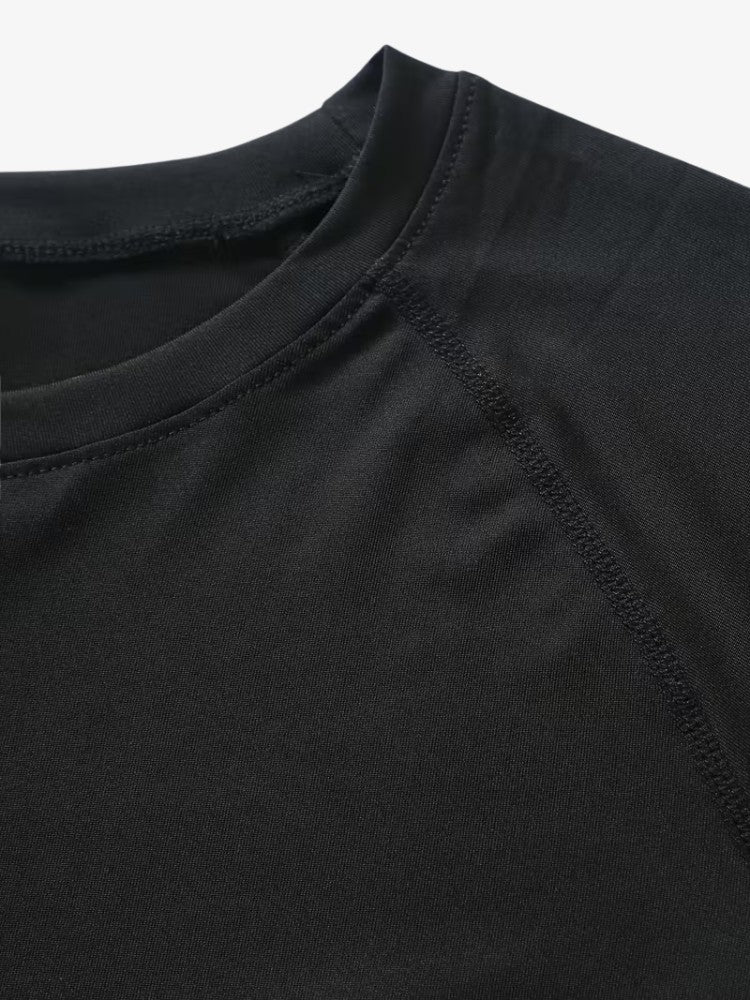 Premium Compressie Shirt Kort, Corrigerend Sportshirt, Detail 2