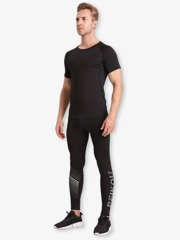 Premium Compressie Shirt Kort, Corrigerend Sportshirt, Detail 3