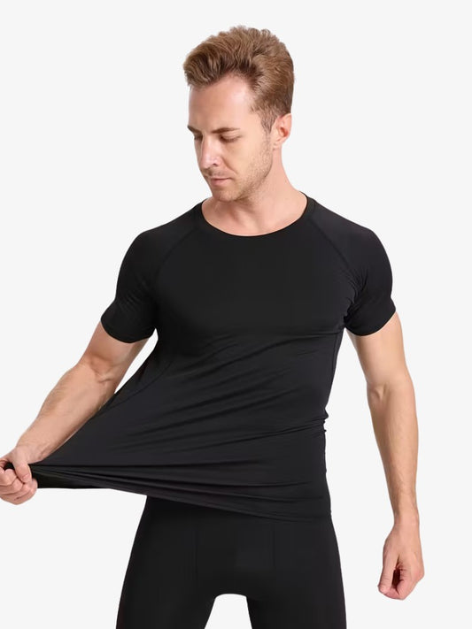 Premium Compressie Shirt Kort, Corrigerend Sportshirt
