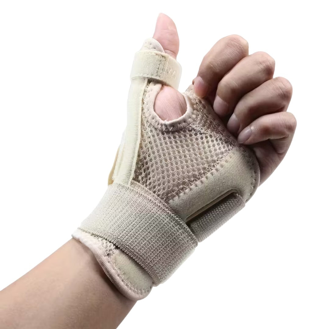 Premium Duimbrace Vingerspalk voor Optimale Steun, Desert Beige