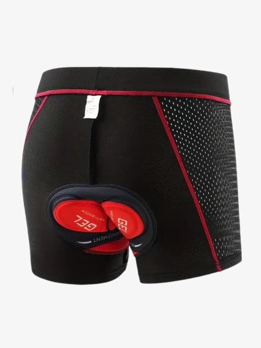 Premium Fietsbroek, Heren en Dames Fietsbroek, Fire Red