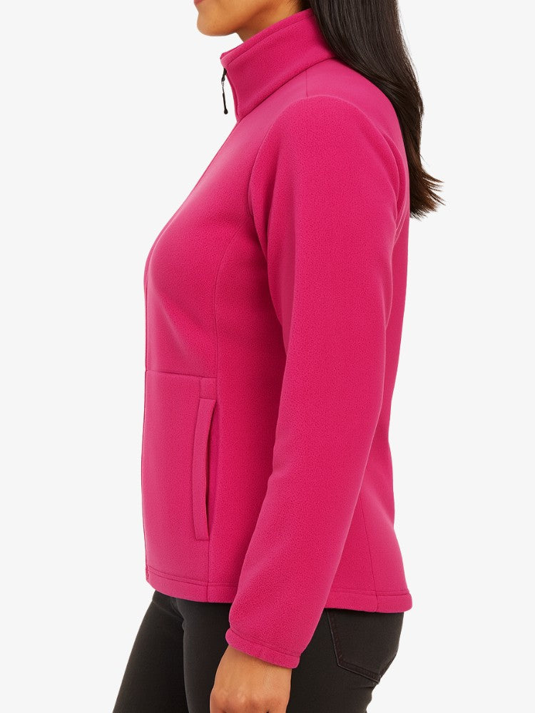 Premium Fleece Vest Dames, Warm Fleece Jack, Detail 1