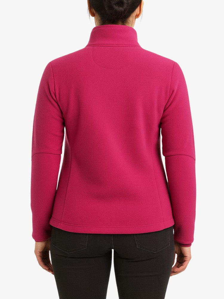 Premium Fleece Vest Dames, Warm Fleece Jack, Detail 2