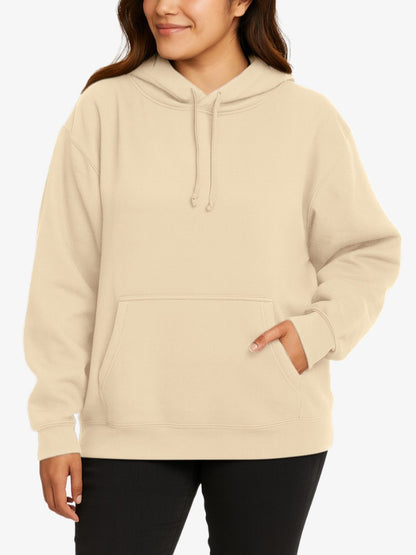 Premium Hoodie Dames, Sweater met Capuchon, Desert Beige