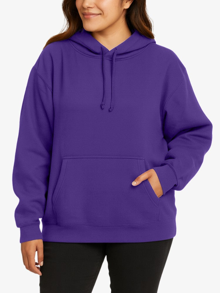 Premium Hoodie Dames, Sweater met Capuchon, Orchid Purple