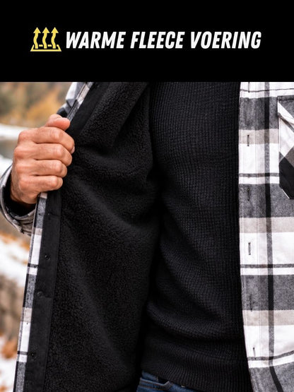 Premium Houthakkersblouse, Warm Herenvest voor de Winter, Voering