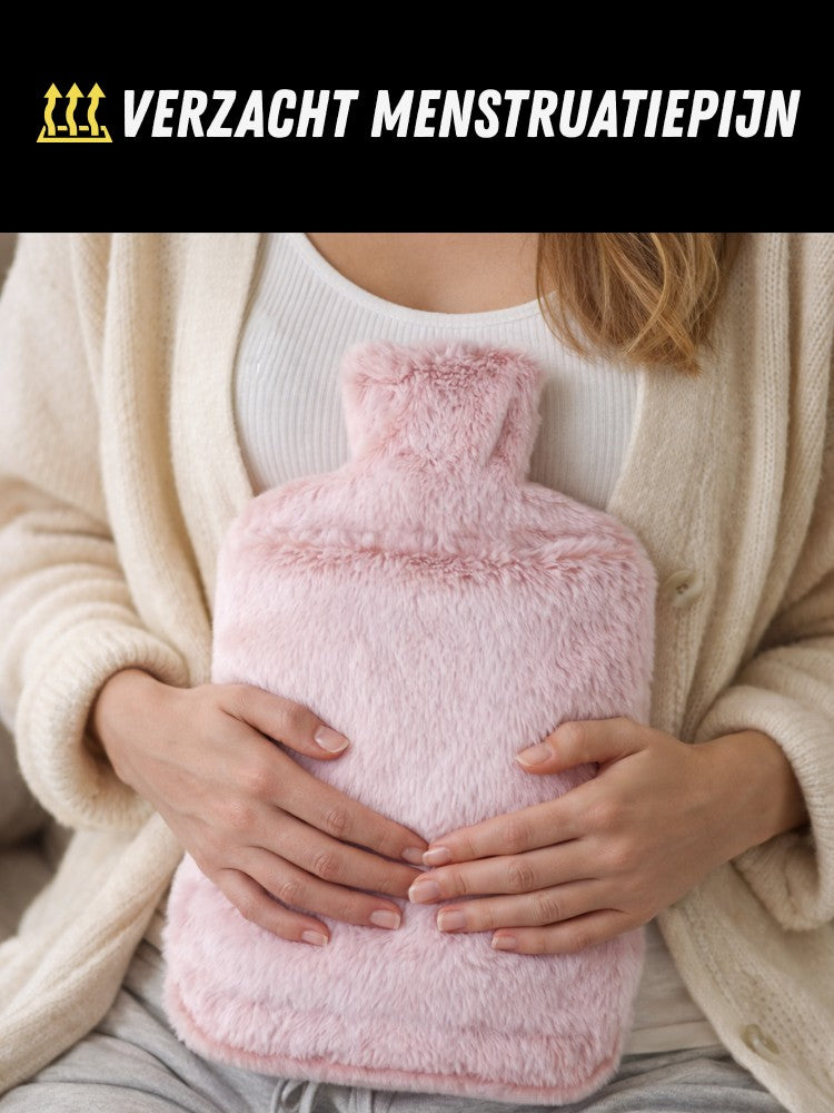 Premium Kruik 2L, Extra Zachte Wollen Kruik, Menstruatiepijn