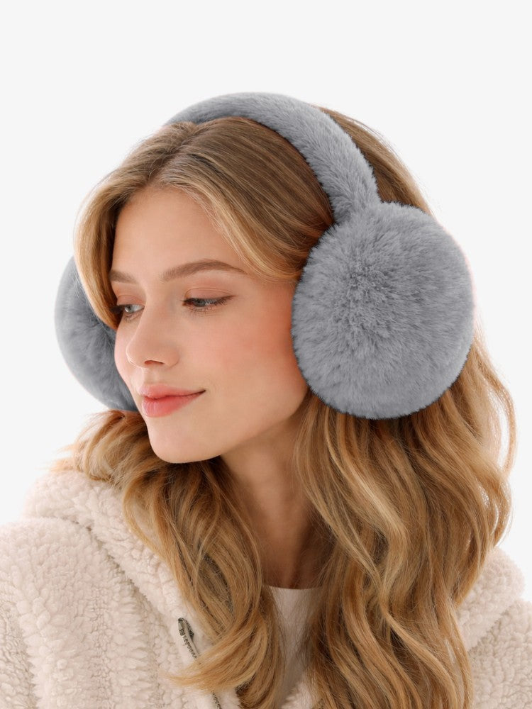 Premium Oorwarmers, Zachte Fleece Oorwarmers, Ash Grey