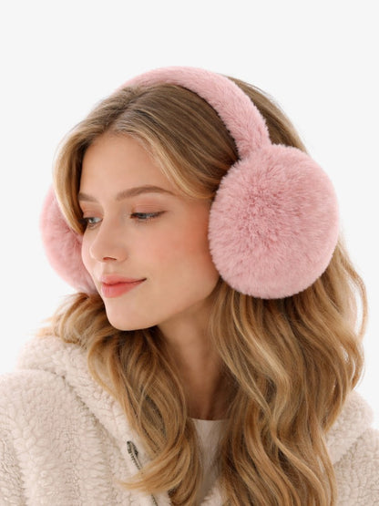 Premium Oorwarmers, Zachte Fleece Oorwarmers, Soft Pink