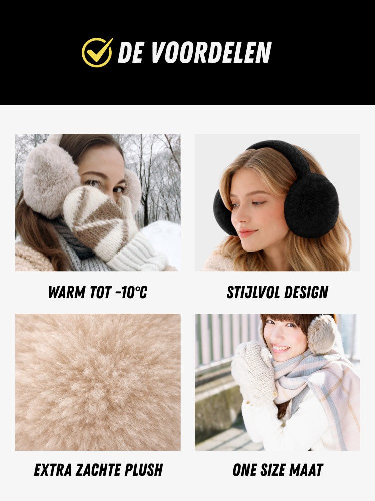 Premium Oorwarmers, Zachte Fleece Oorwarmers, Voordelen