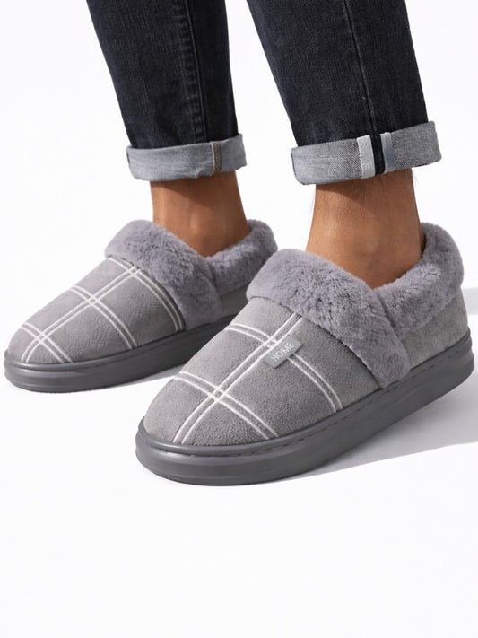 Premium Pantoffels Heren, Extra Zachte Sloffen, Ash Grey