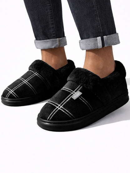 Premium Pantoffels Heren, Extra Zachte Sloffen, Midnight Black