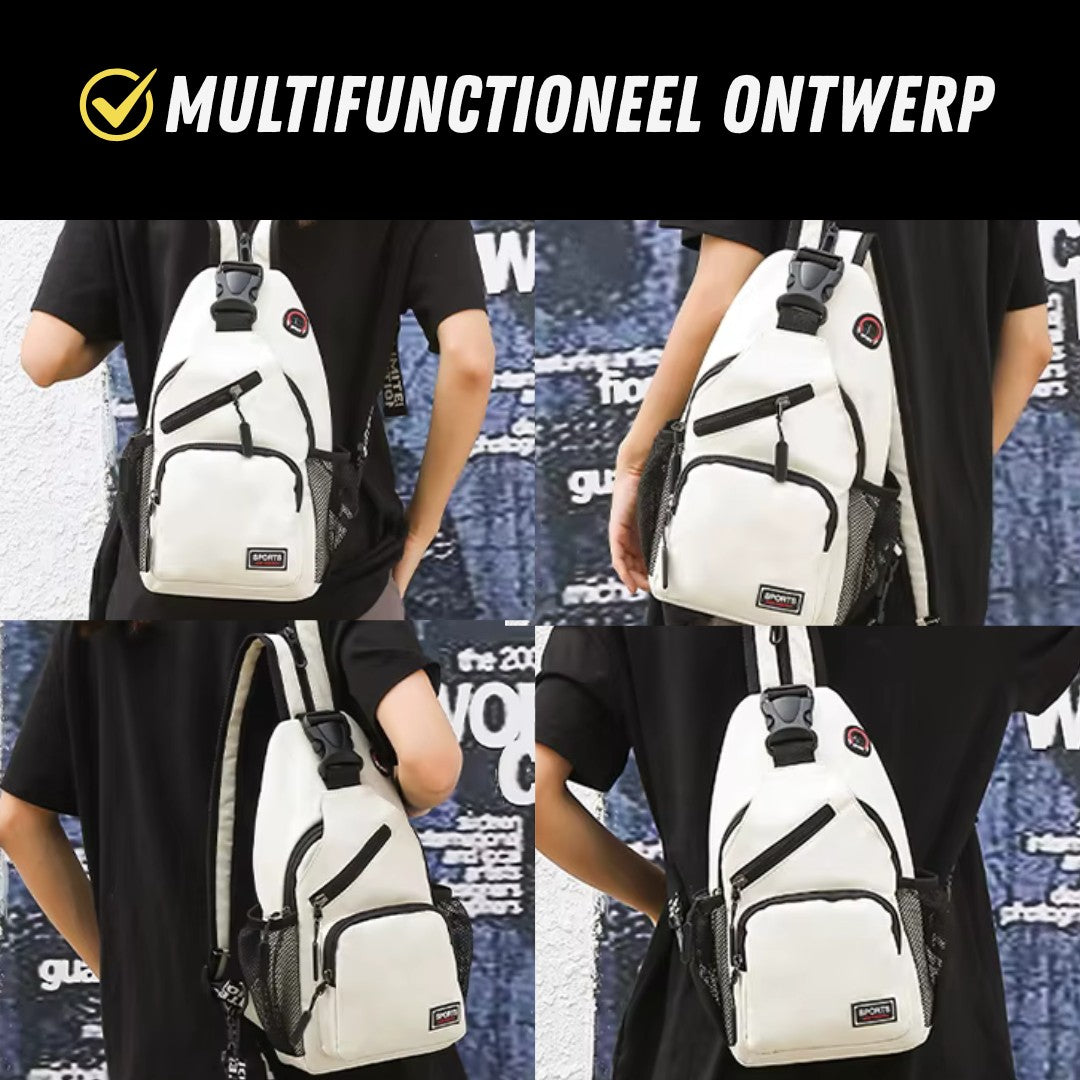 Premium Schoudertas, Luxe Waterdichte Schoudertas, Dragen