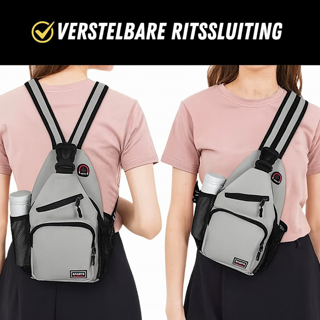 Premium Schoudertas, Luxe Waterdichte Schoudertas, Ritssluiting