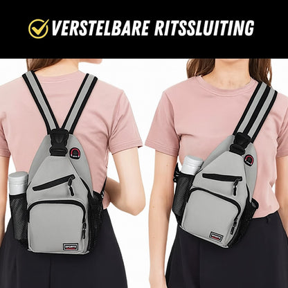 Premium Schoudertas, Luxe Waterdichte Schoudertas, Ritssluiting