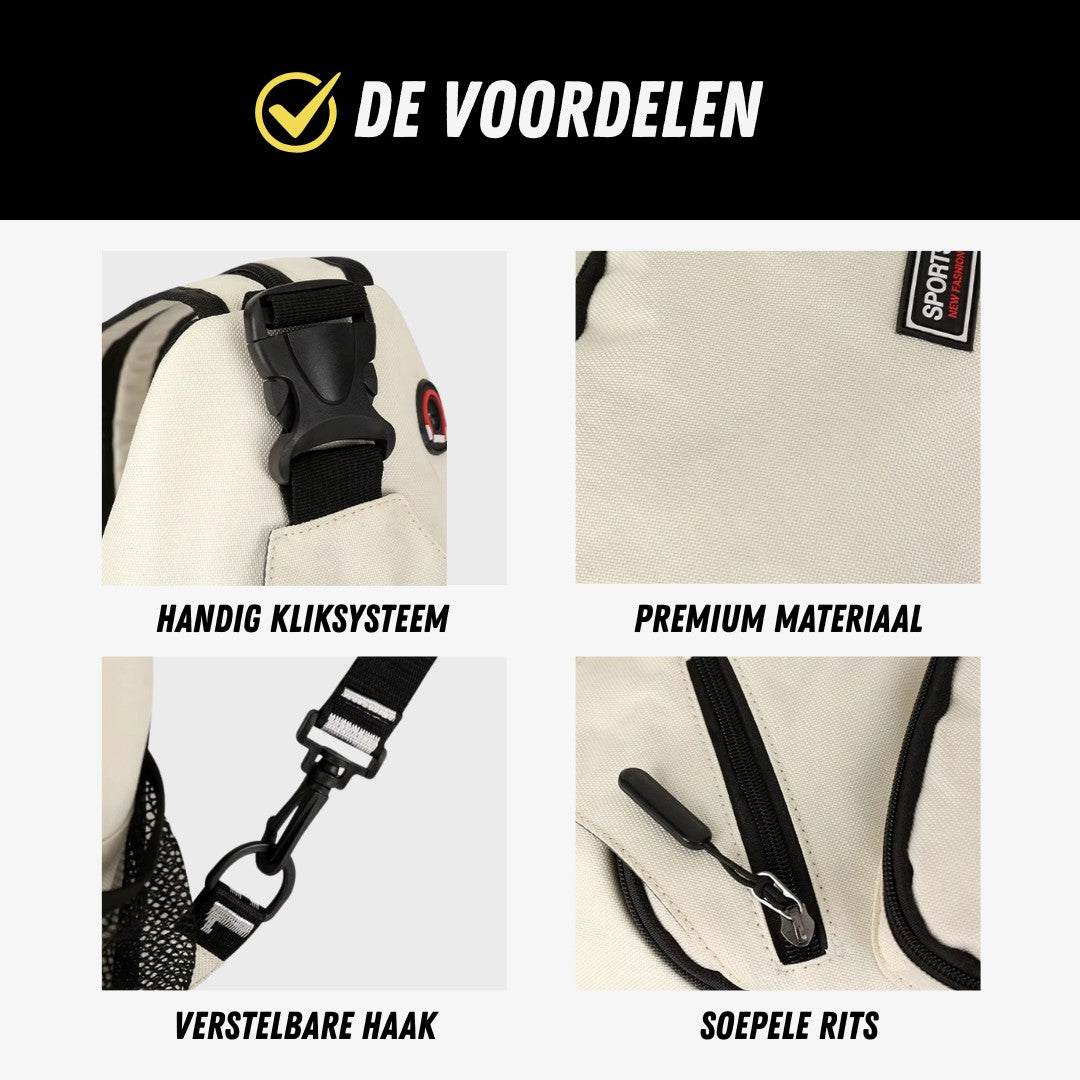 Premium Schoudertas, Luxe Waterdichte Schoudertas, Voordelen