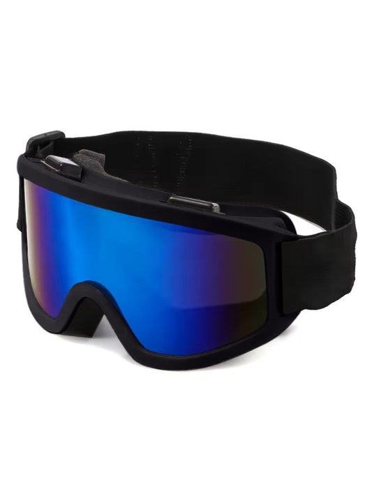 Premium Skibril, Universele Skibril voor Heren en Dames, Midnight Black