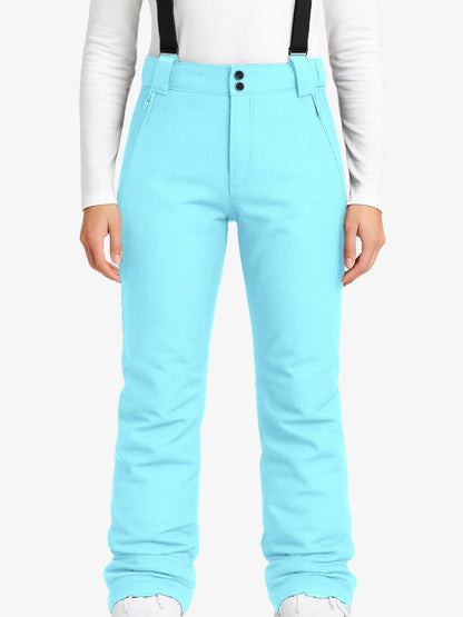Premium Skibroek, Waterdichte Skibroek voor Dames en Heren, Ocean Turqoise