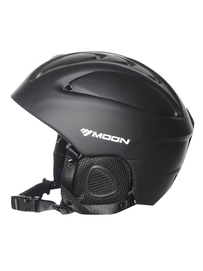 Premium Skihelm, Wintersporthelm voor Heren en Dames, Midnight Black