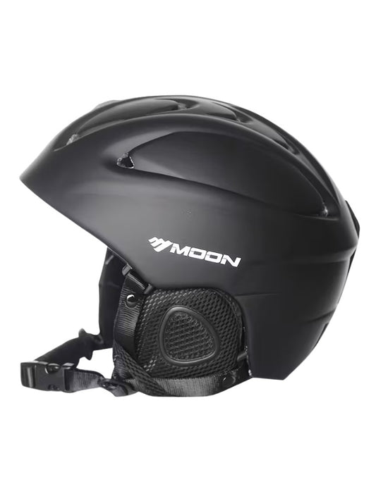 Premium Skihelm, Wintersporthelm voor Heren en Dames, Midnight Black