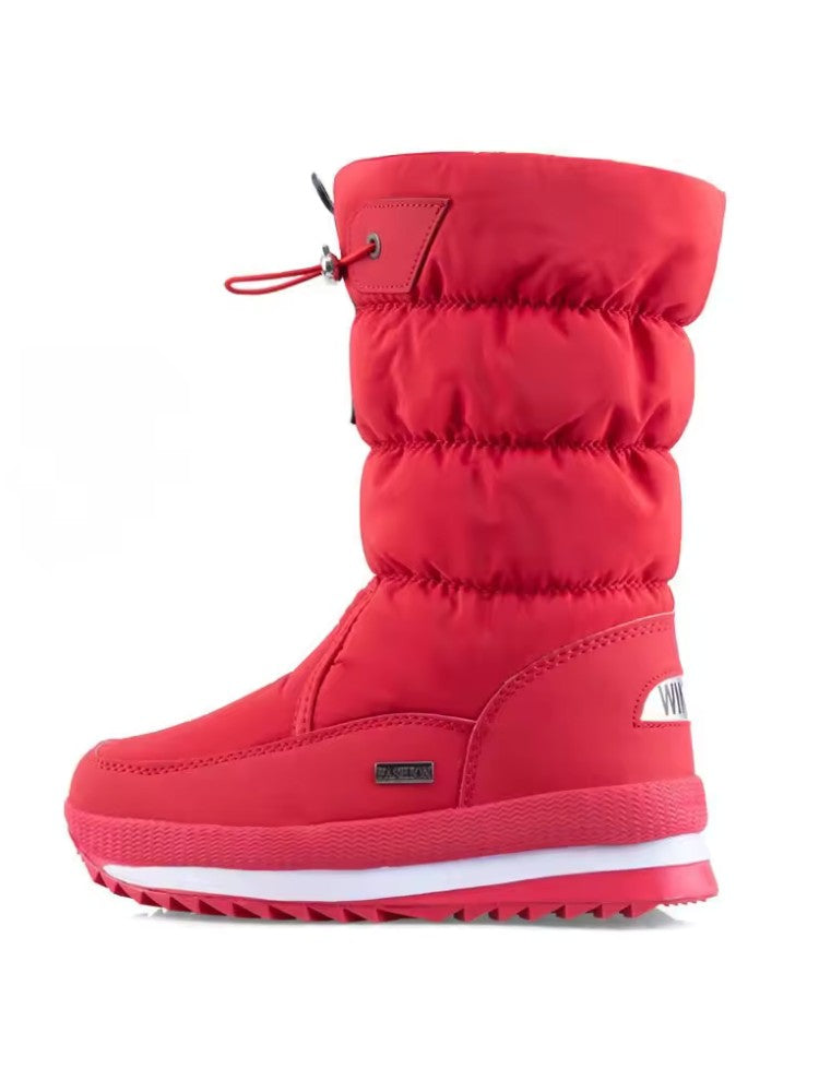 Premium Snowboots Dames, Waterdichte Snowboots, Arctic Red