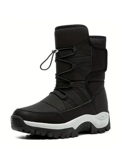 Premium Snowboots Heren, Waterdichte Snowboots, Midnight Black