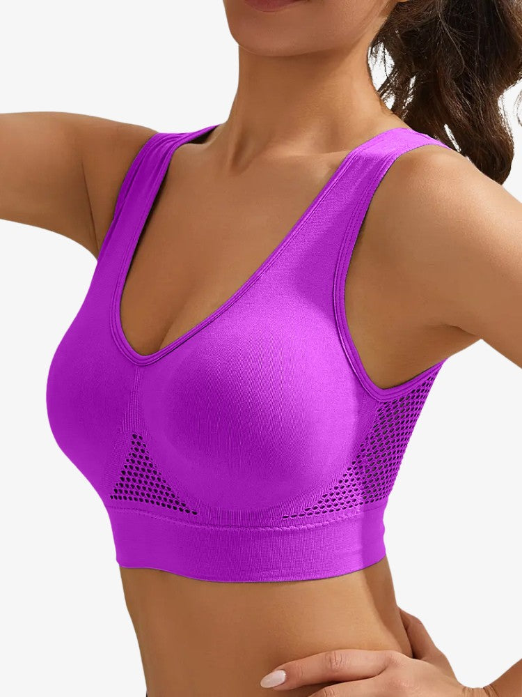 Premium Sport BH, Corrigerende Sporttop, Orchid Purple