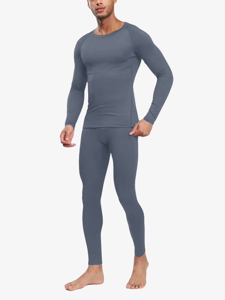 Premium Thermo Set Heren, 2 Delige Thermo Set, Ash Grey
