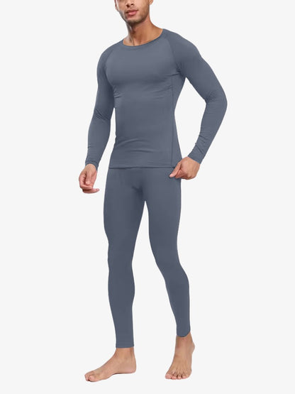 Premium Thermo Set Heren, 2 Delige Thermo Set, Ash Grey