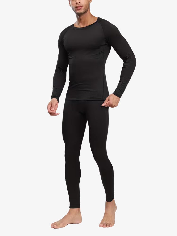 Premium Thermo Set Heren, 2 Delige Thermo Set, Midnight Black