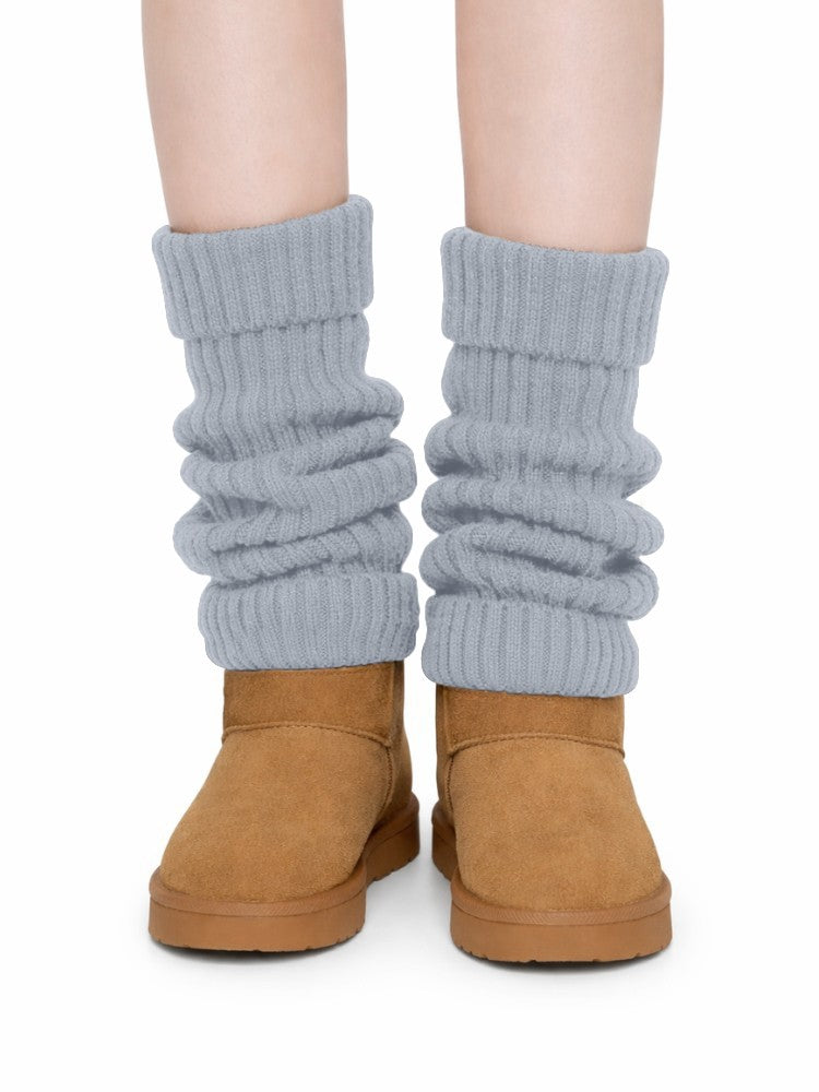 Premium Beenwarmers, Zachte Scheenverwarmers, Heather Grey