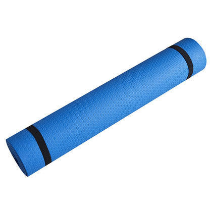 Premium Fitnessmat, Anti-slip Trainingsmat, Blauw