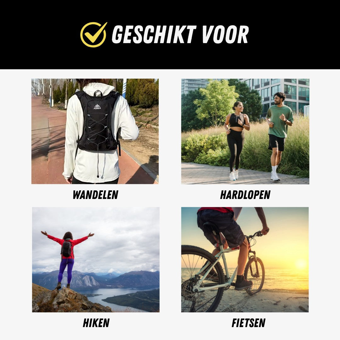 Premium Hardloopvest, Running Vest voor Dames en Heren, Geschikt voor