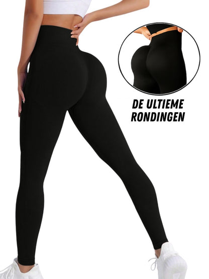 Premium Sportlegging, Hoge Taille Legging, Rondingen