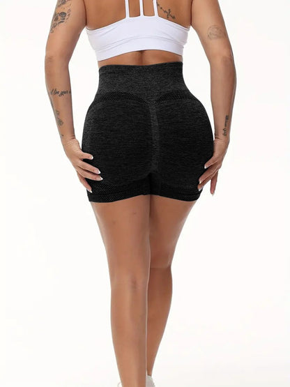 Premium Sportlegging Kort, Sportbroekje Dames, Midnight Black, Detail 5