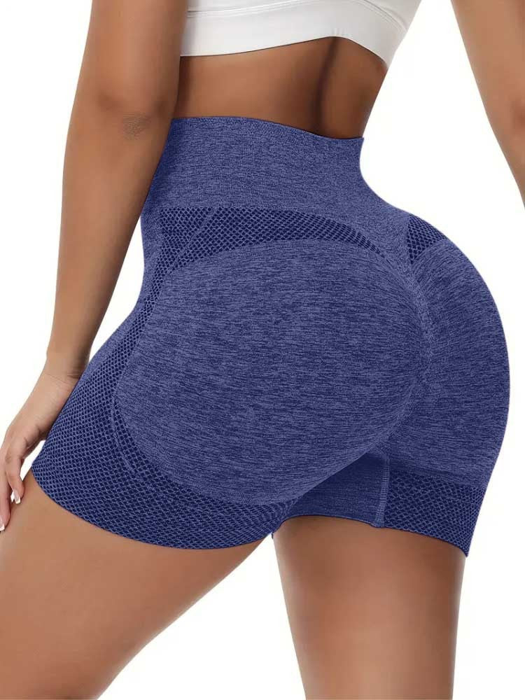 Premium Sportlegging Kort, Sportbroekje Dames, Sapphire Blue