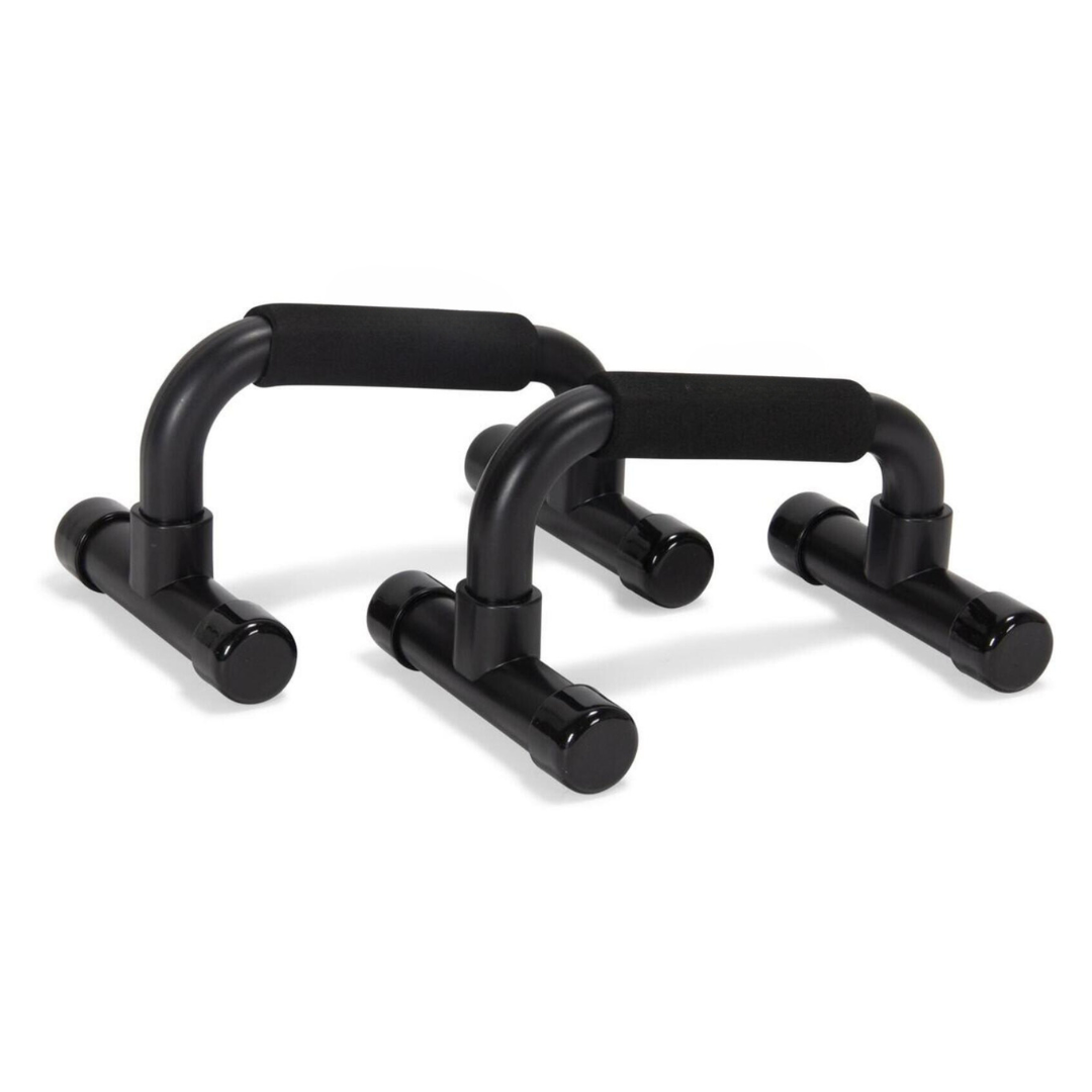 Push-up Stands, Opdruksteunen met foam, Zijkant