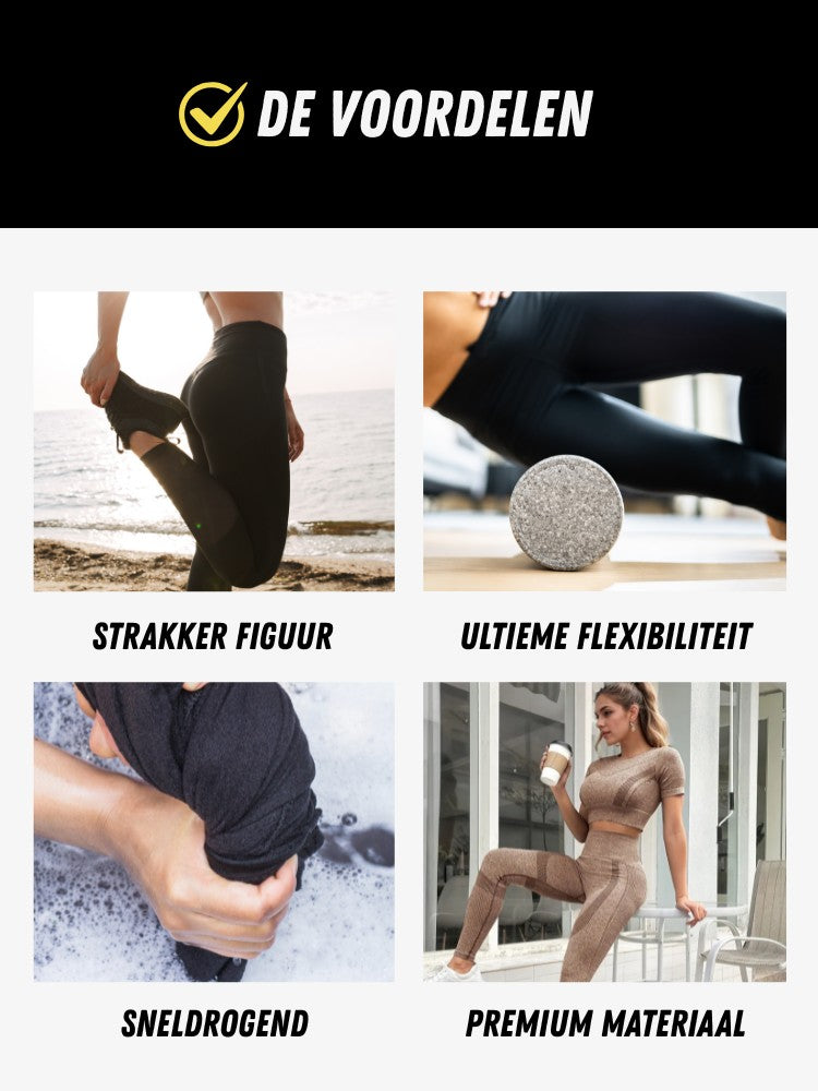 Seamless Training Set, Premium Croptop en Sportlegging, voordelen