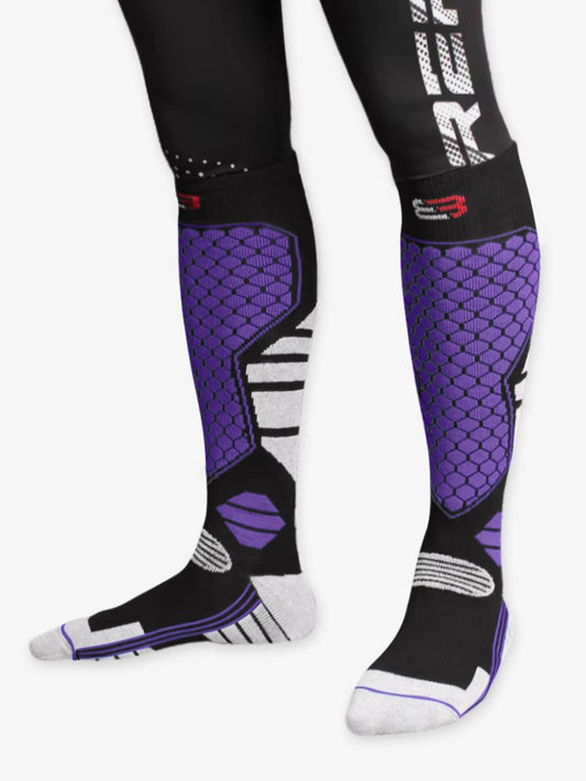 Skisokken Pro Dames, Extra Warme Skisokken, Frost Purple
