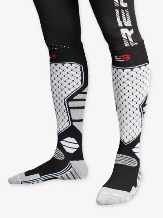 Skisokken Pro Heren, Extra Warme Skisokken, Polar White