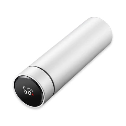 Slimme Thermosfles, Waterfles met Temperatuur 450ml, Frost White