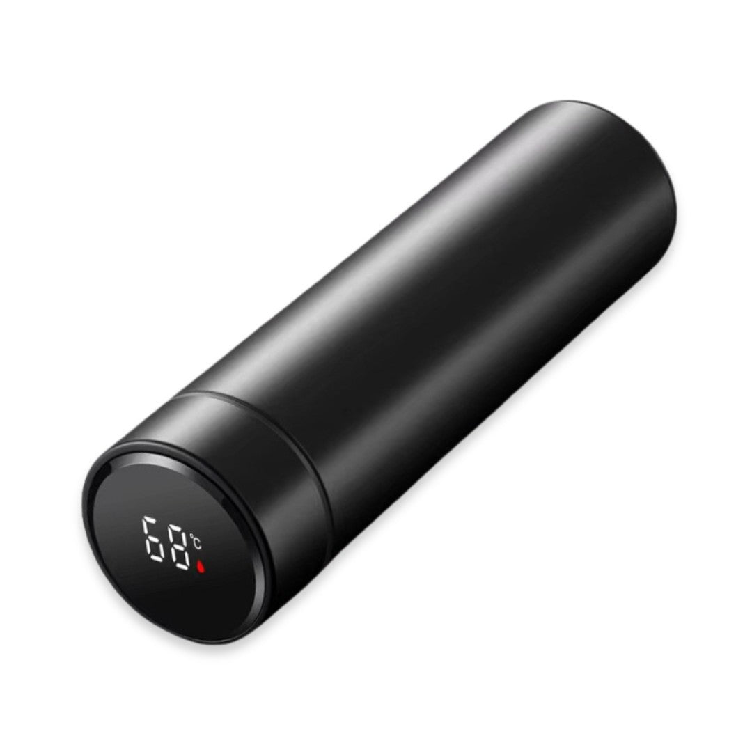 Slimme Thermosfles, Waterfles met Temperatuur 450ml, Midnight Black