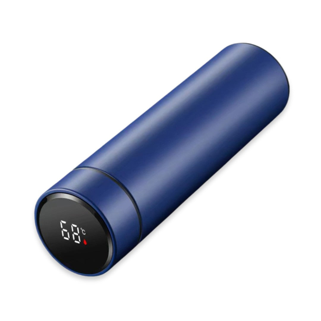 Slimme Thermosfles, Waterfles met Temperatuur 450ml, Royal Blue